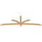 Ekena Millwork Davenport Timber Gable Bracket, Western Red Cedar, 96"W x 32"H x 1 1/2"D x 3 1/2"F, 8/12 Pitch GBW096X32X0204DAV00SWR - alternate 4